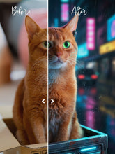 Load image into Gallery viewer, Custom Pet Portraits Framed Poster - Powered By AI