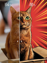 Load image into Gallery viewer, Custom Pet Portraits Framed Poster - Powered By AI