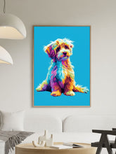 Load image into Gallery viewer, Custom Pet Portraits Framed Poster - Powered By AI