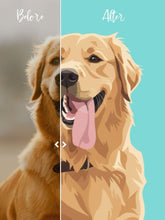 Load image into Gallery viewer, Custom Pet Portraits Framed Poster - Powered By AI
