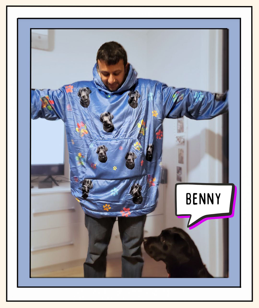 Pawdie Hoodie - Custom Pet Hoodie Blanket