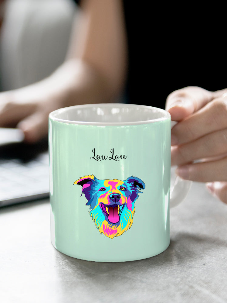 Vivid Minimalist - Custom Pet Mug