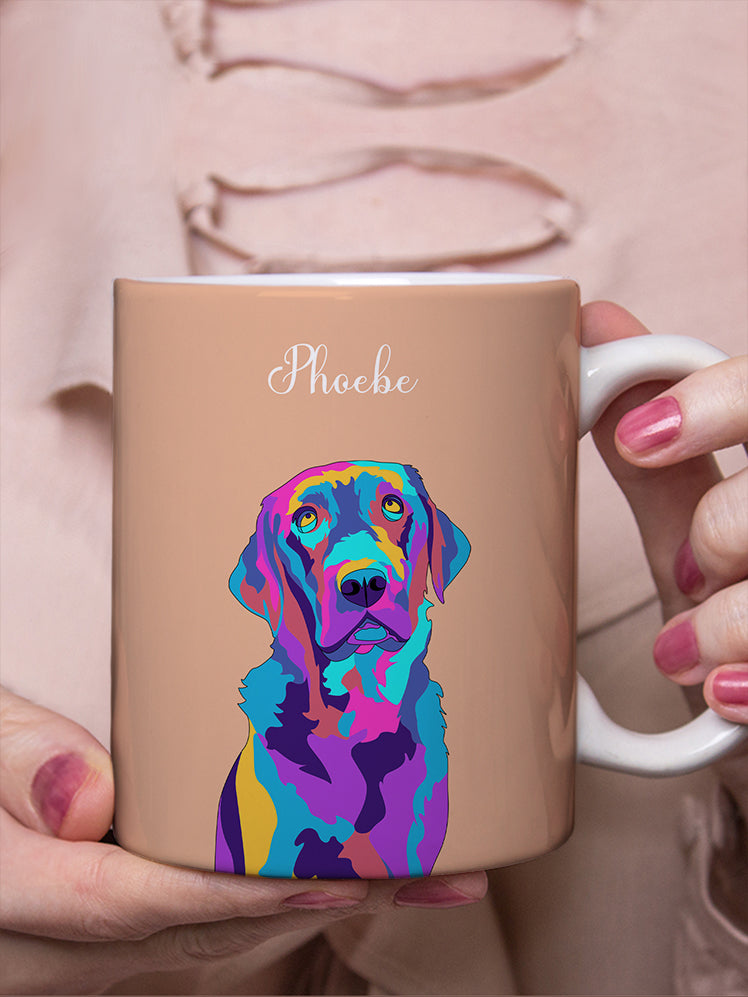 Vivid Minimalist - Custom Pet Mug