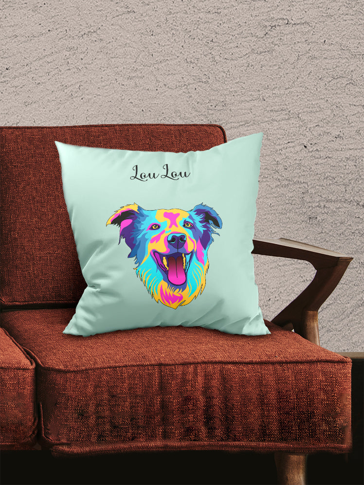 Vivid Minimalist - Custom Pet Pillow
