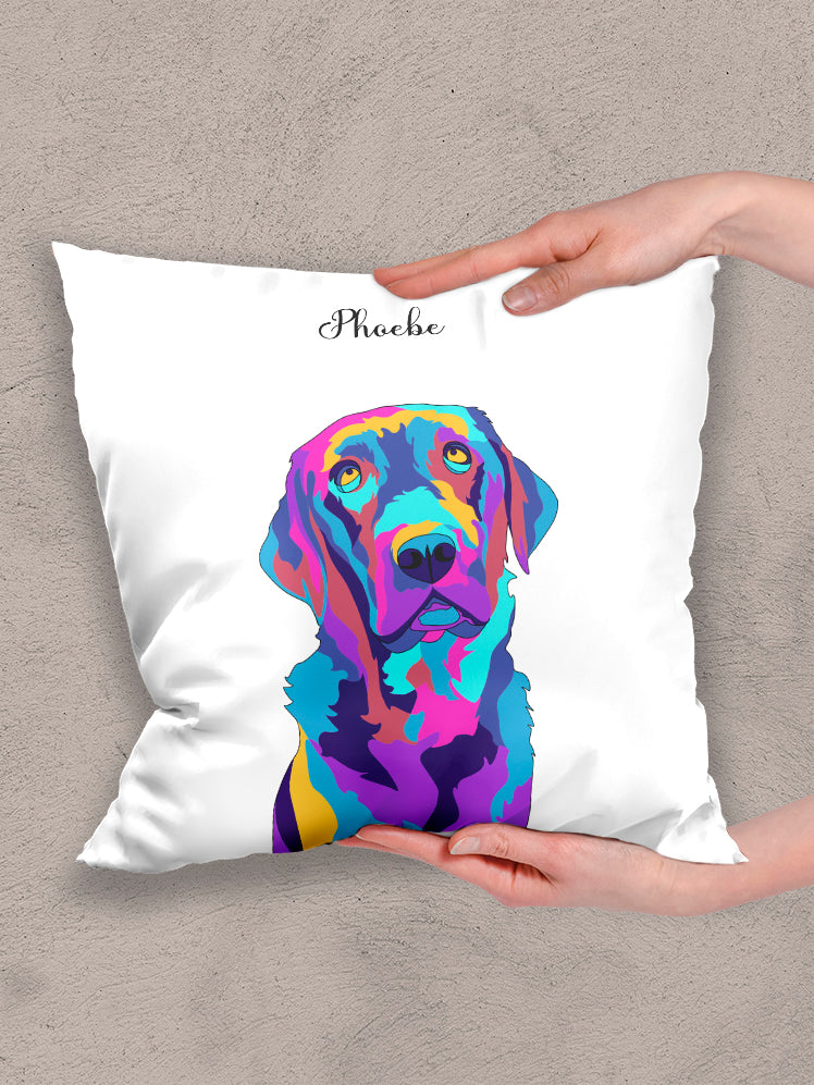 Vivid Minimalist - Custom Pet Pillow