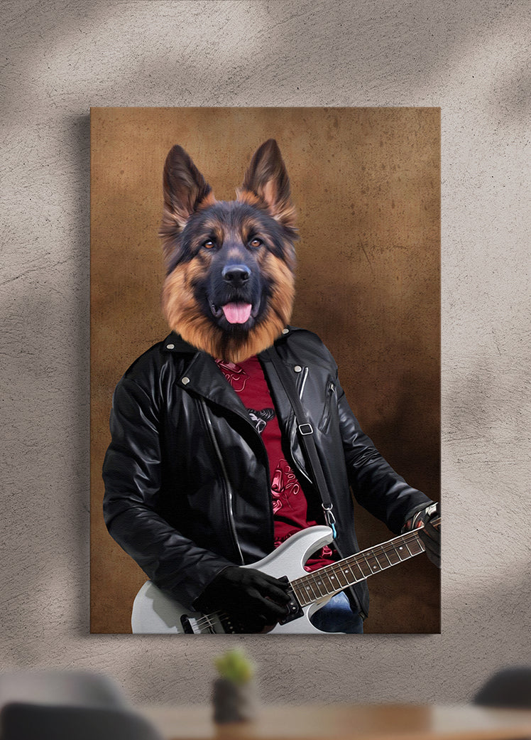 The Guitarist - Custom Pet Portrait