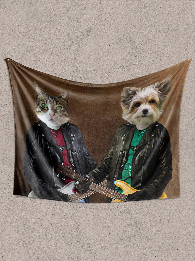 The Guitarist - Custom Sibling Pet Blanket