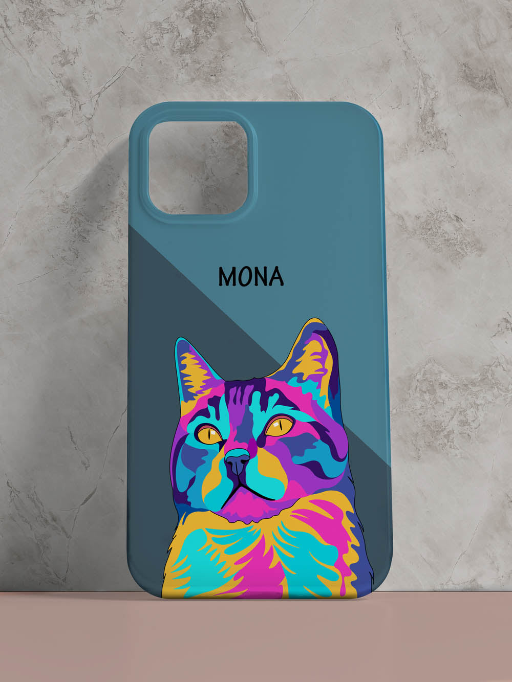 Vivid Minimalist - Custom Pet Phone Case