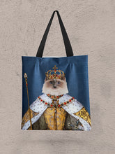 Load image into Gallery viewer, The Crowned Queen - Custom Pet Tote Bag