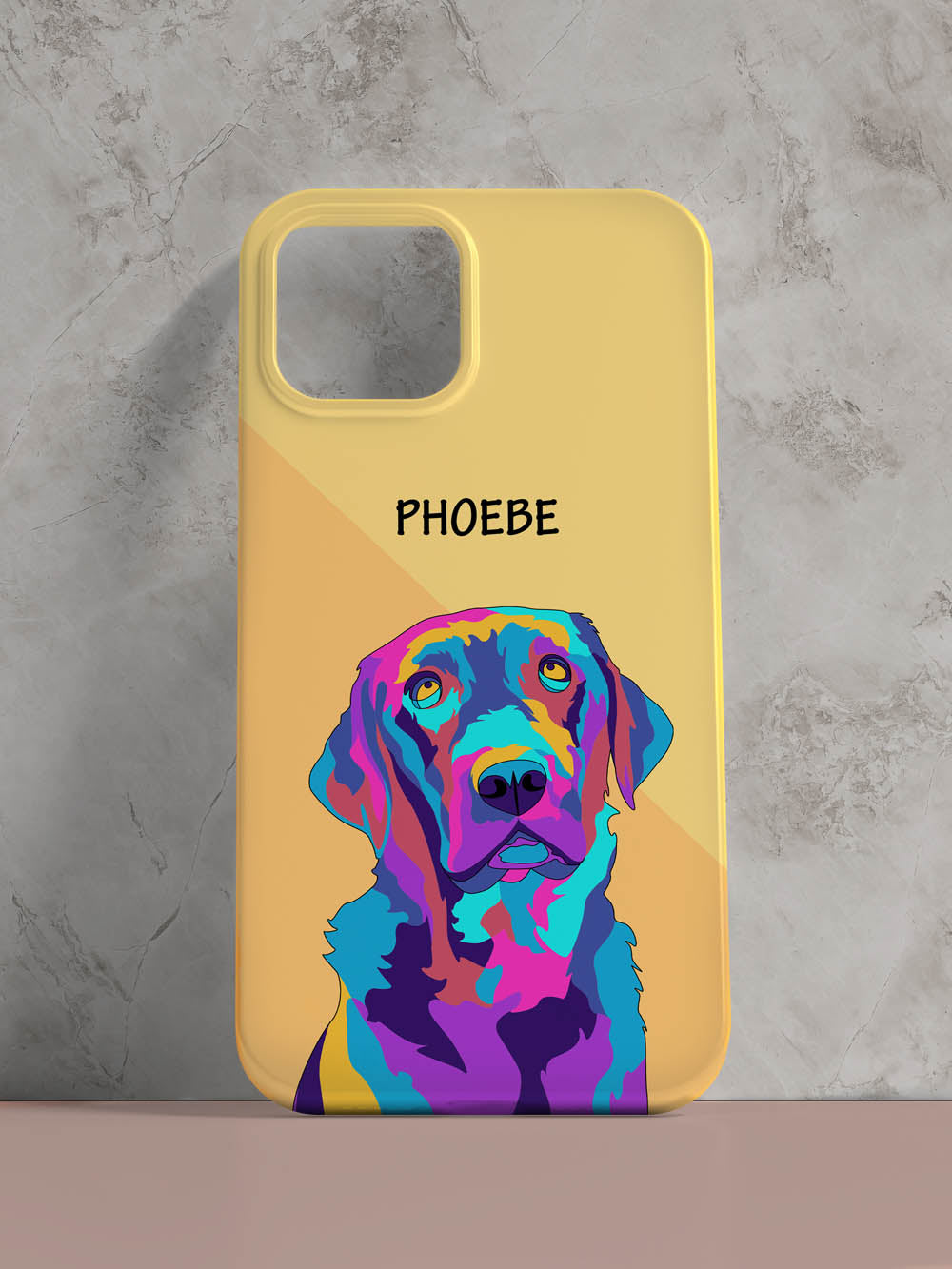 Vivid Minimalist - Custom Pet Phone Case