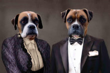 Load image into Gallery viewer, The Chic Couple - Custom Sibling Pet Portrait - NextGenPaws Pet Portraits