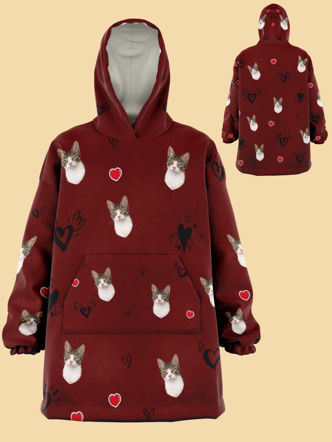 Pawdie Hoodie - Custom Pet Hoodie Blanket - NextGenPaws Pet Portraits