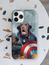 Load image into Gallery viewer, Captain Doggmerica - Custom Pet Phone Cases - NextGenPaws Pet Portraits