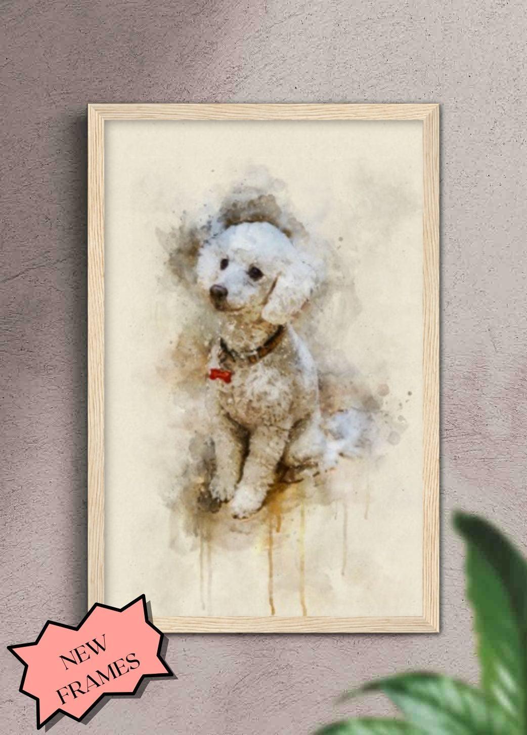 WaterColour - Custom Pet Poster - NextGenPaws Pet Portraits