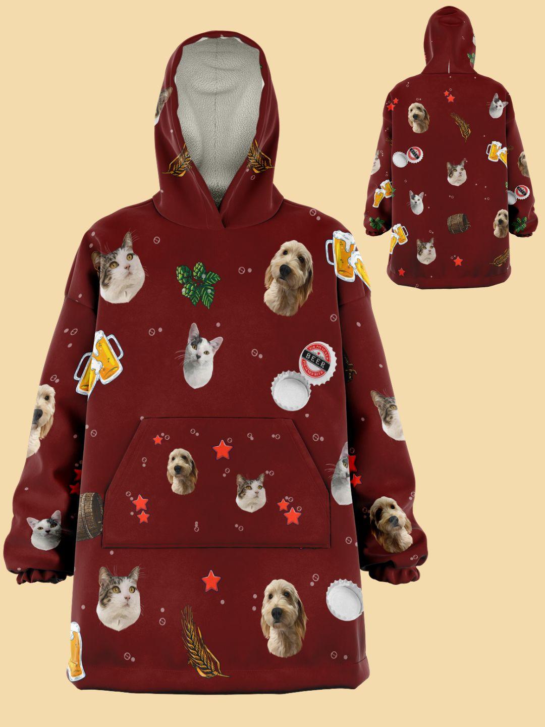 Pawdie Hoodie - Custom Pet Hoodie Blanket - NextGenPaws Pet Portraits