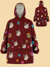 Load image into Gallery viewer, Pawdie Hoodie - Custom Pet Hoodie Blanket - NextGenPaws Pet Portraits