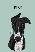 Load image into Gallery viewer, Minimalist Design - Custom Pet Portrait - NextGenPaws Pet Portraits