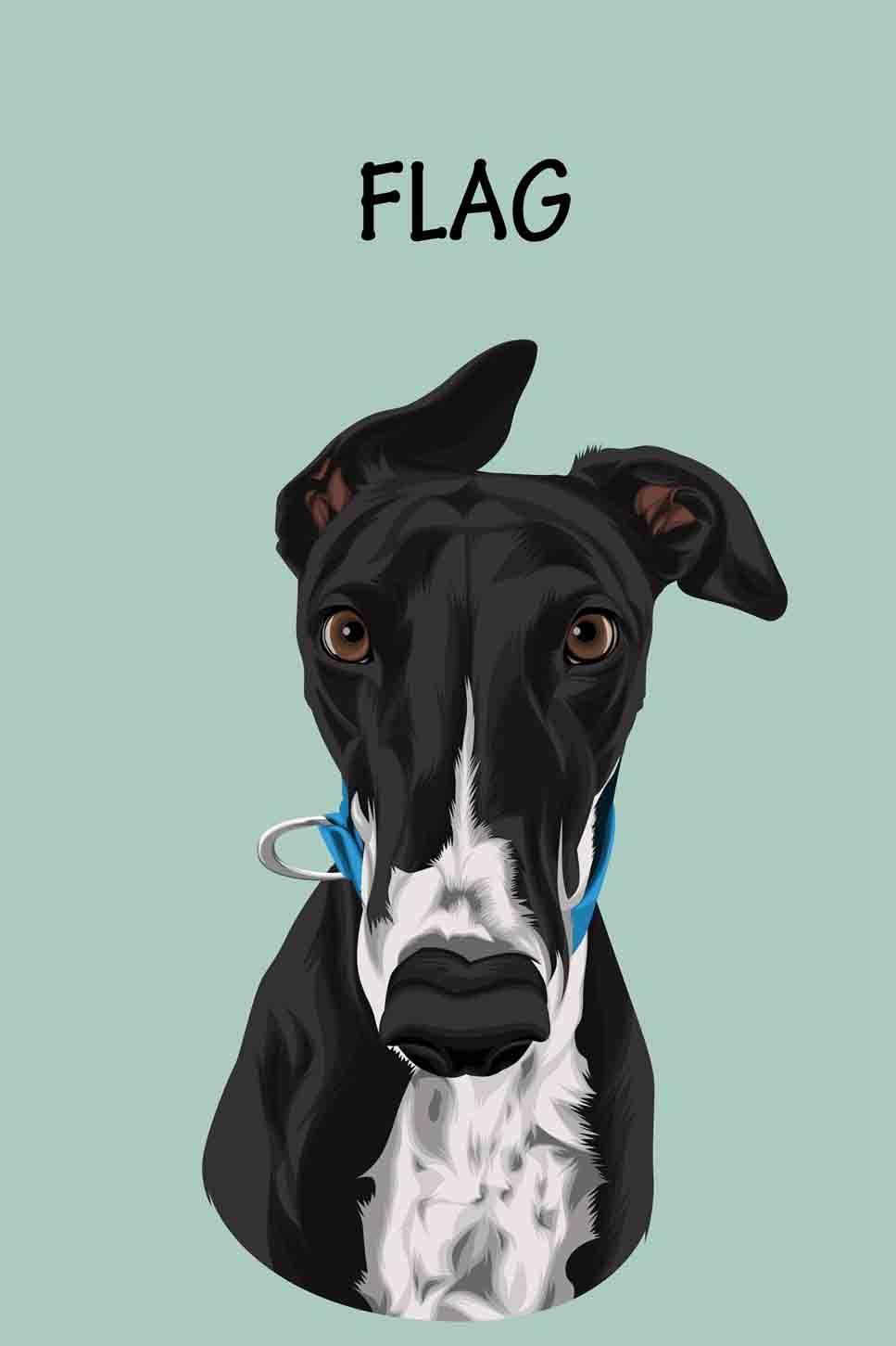 Minimalist Design - Custom Pet Portrait - NextGenPaws Pet Portraits