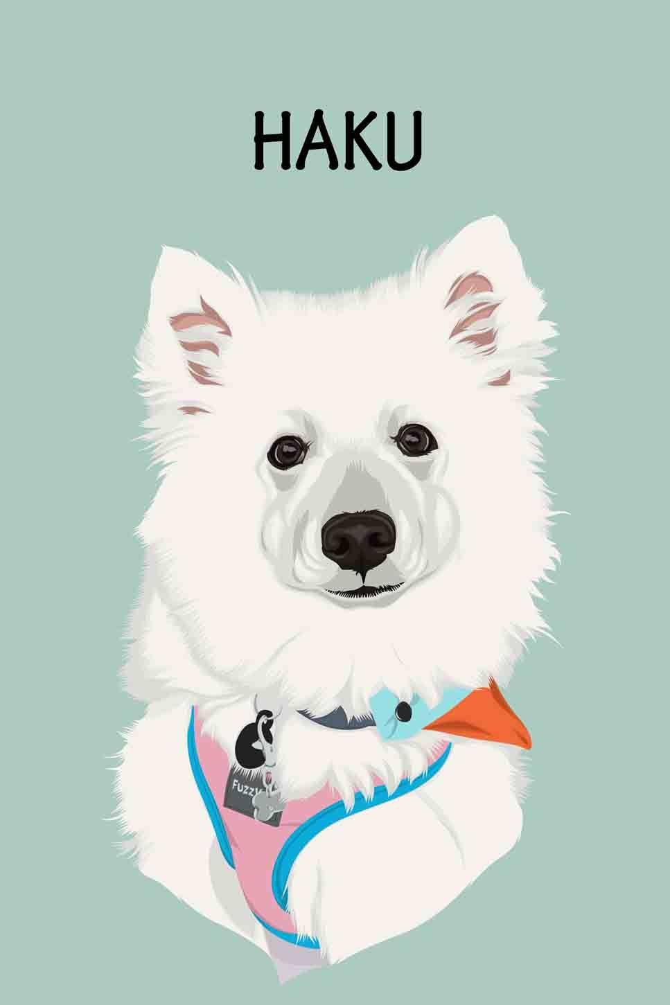 Minimalist Design - Custom Pet Portrait - NextGenPaws Pet Portraits