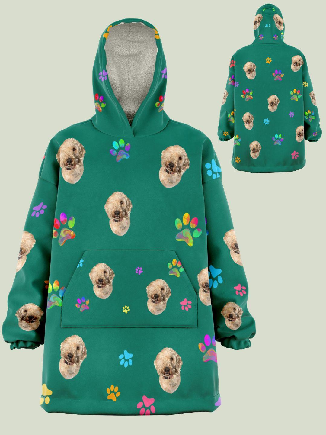 Pawdie Hoodie - Custom Pet Hoodie Blanket - NextGenPaws Pet Portraits