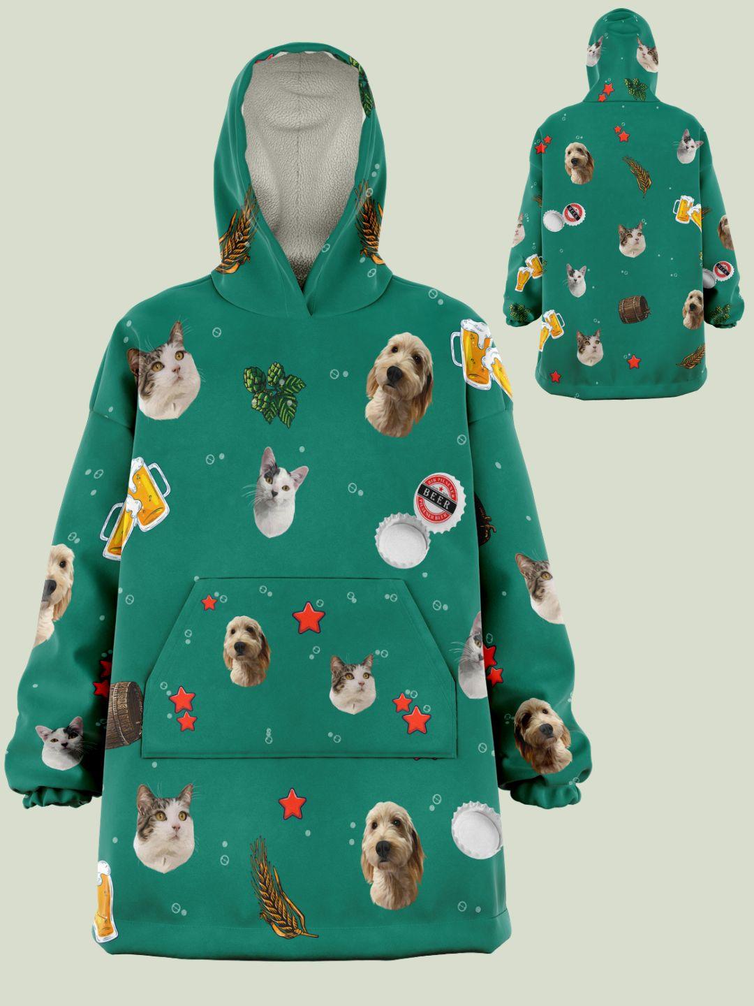 Pawdie Hoodie - Custom Pet Hoodie Blanket - NextGenPaws Pet Portraits