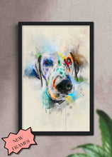 Load image into Gallery viewer, Colourful Painting - Custom Pet Frame - NextGenPaws Pet Portraits
