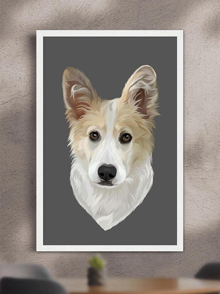 Minimalist Pet Portrait - Custom Pet Poster - NextGenPaws Pet Portraits