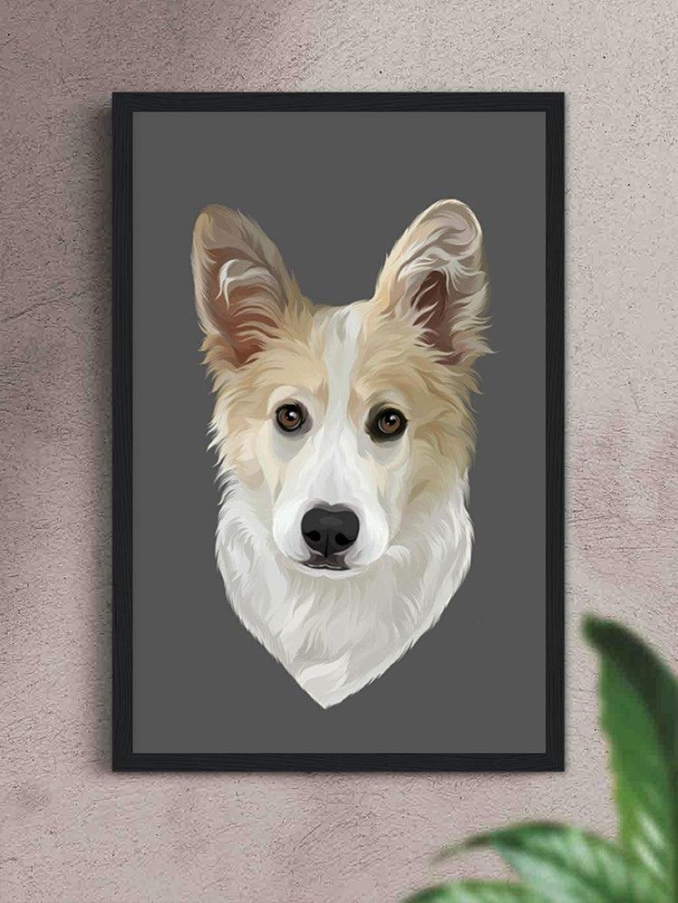 Minimalist Pet Portrait - Custom Pet Poster - NextGenPaws Pet Portraits