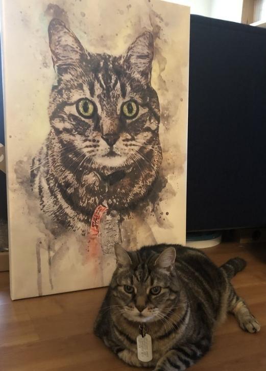 WaterColour - Custom Pet Portrait - NextGenPaws Pet Portraits