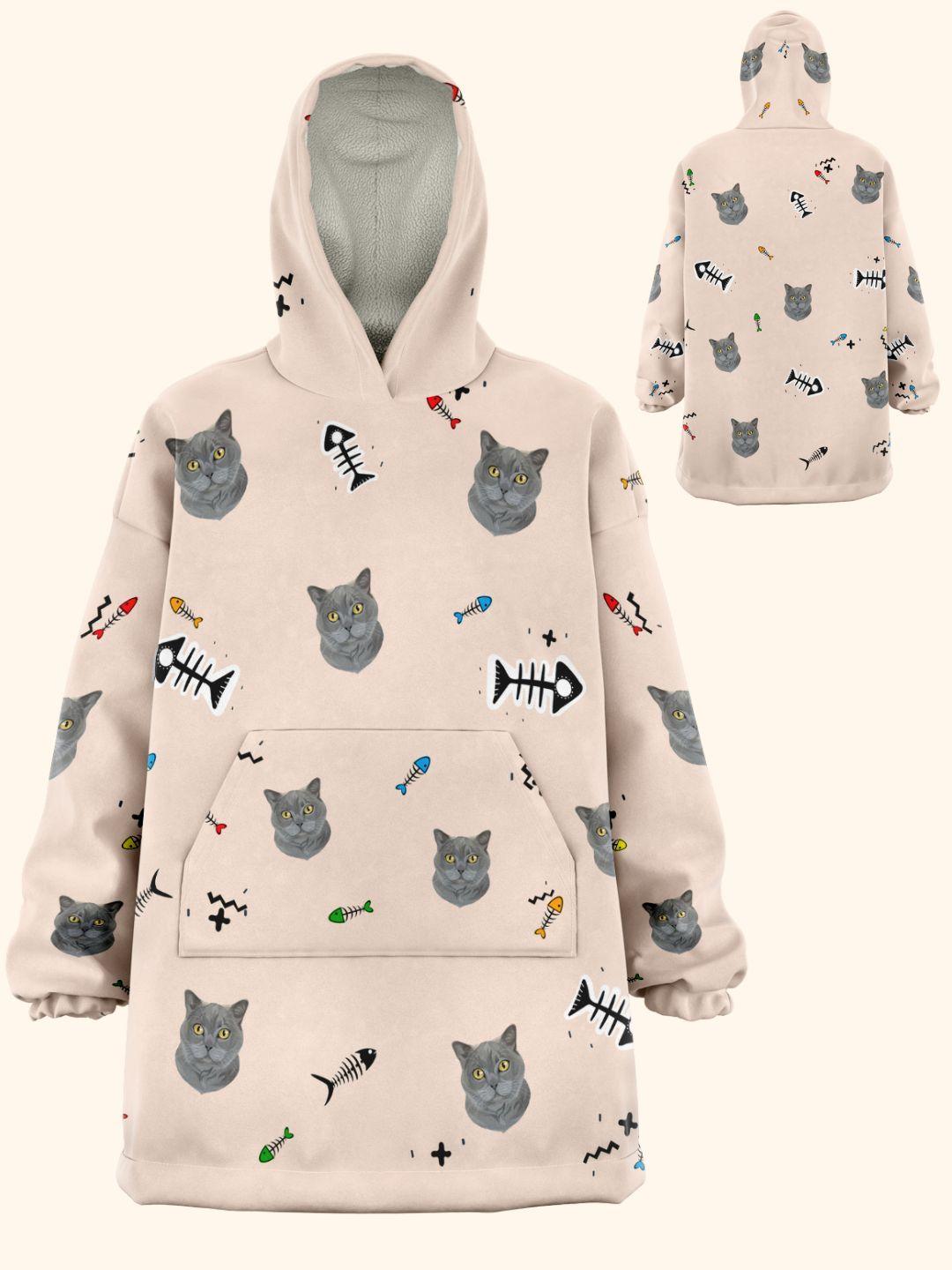 Pawdie Hoodie - Custom Pet Hoodie Blanket - NextGenPaws Pet Portraits