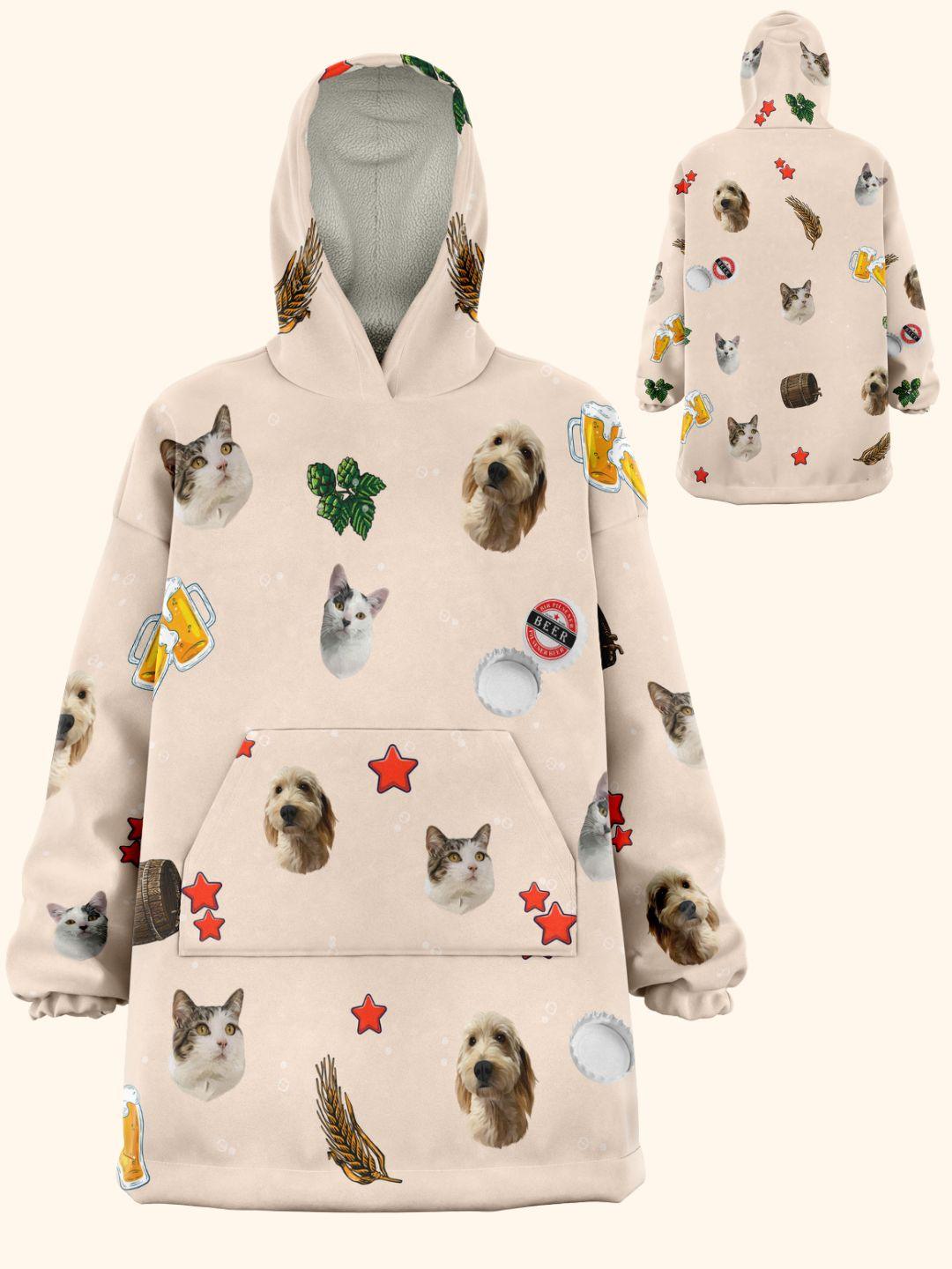 Pawdie Hoodie - Custom Pet Hoodie Blanket - NextGenPaws Pet Portraits