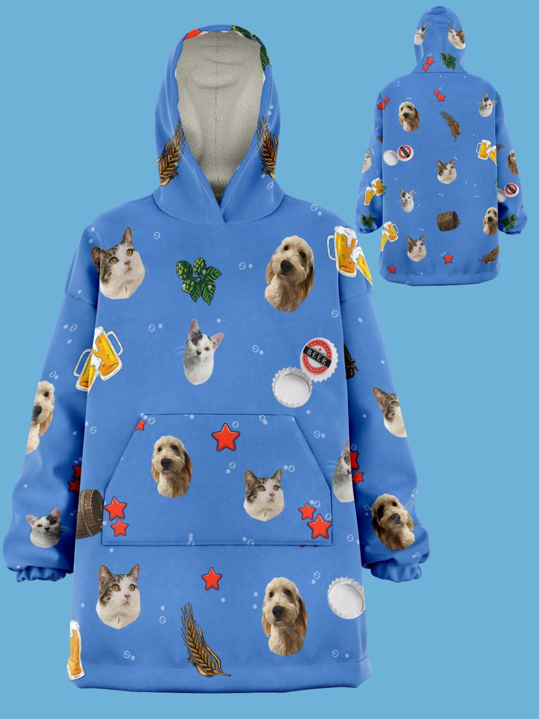 Pawdie Hoodie - Custom Pet Hoodie Blanket - NextGenPaws Pet Portraits
