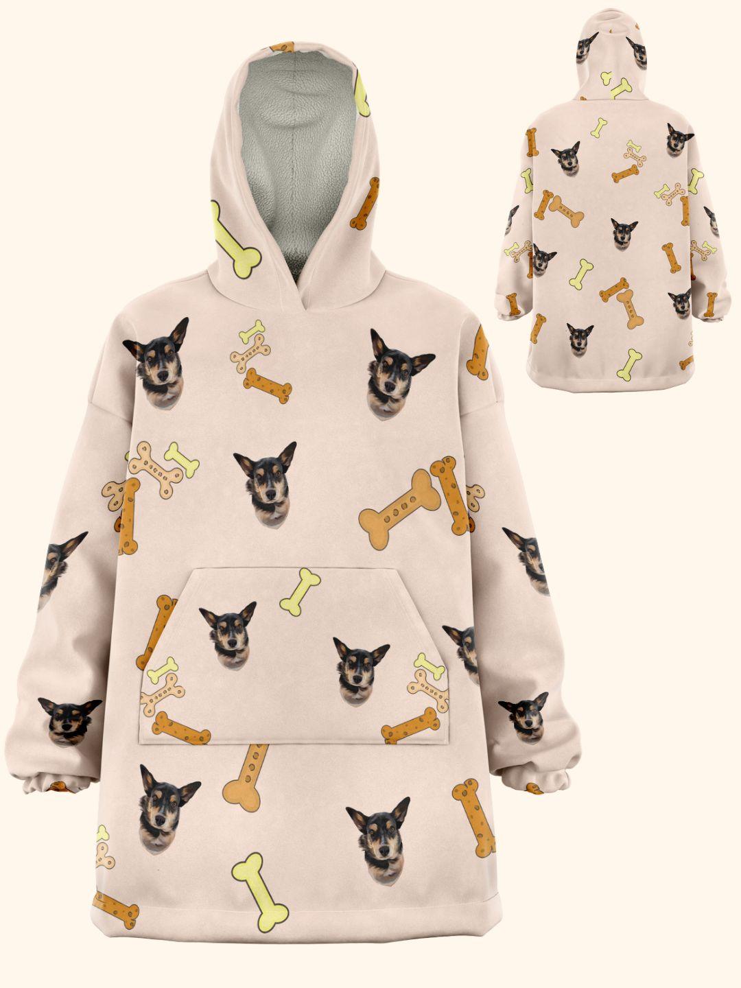 Pawdie Hoodie - Custom Pet Hoodie Blanket - NextGenPaws Pet Portraits