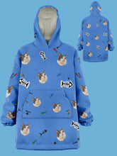 Load image into Gallery viewer, Pawdie Hoodie - Custom Pet Hoodie Blanket - NextGenPaws Pet Portraits