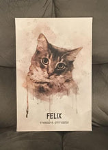 Load image into Gallery viewer, WaterColour - Custom Pet Portrait - NextGenPaws Pet Portraits