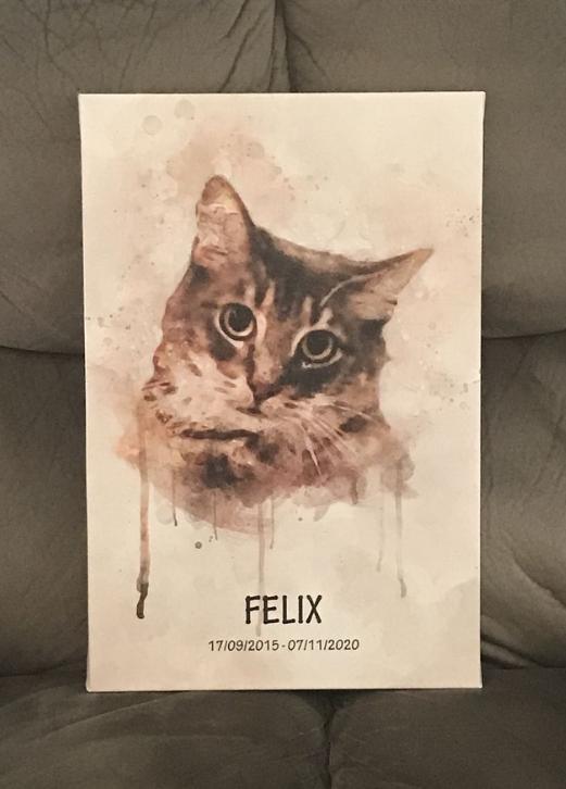 WaterColour - Custom Pet Portrait - NextGenPaws Pet Portraits