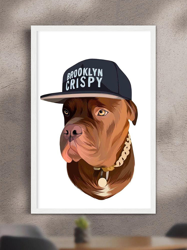 Minimalist Pet Portrait - Custom Pet Poster - NextGenPaws Pet Portraits