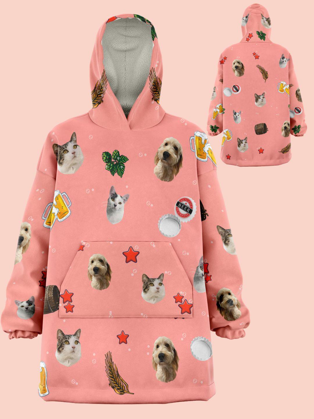 Pawdie Hoodie - Custom Pet Hoodie Blanket - NextGenPaws Pet Portraits