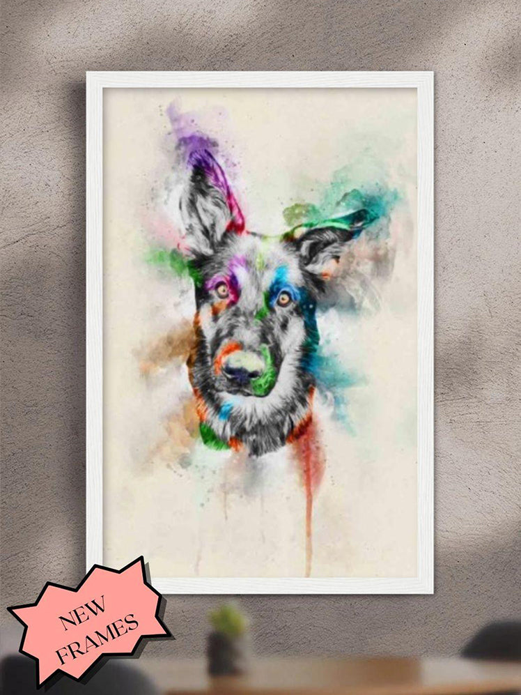 Colourful Painting - Custom Pet Frame