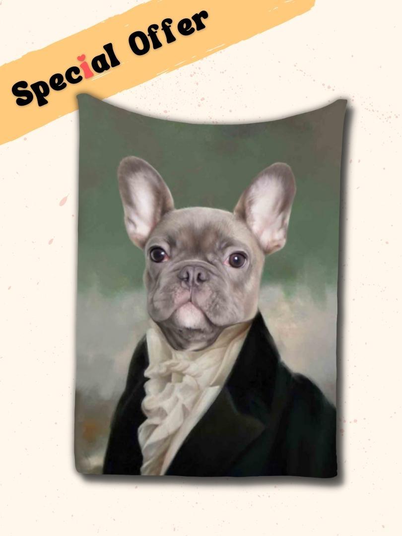 Custom Pet Blanket - Free Delivery - NextGenPaws Pet Portraits