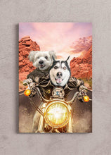 Load image into Gallery viewer, Harley Pawson - Custom Sibling Pet Portrait - NextGenPaws Pet Portraits