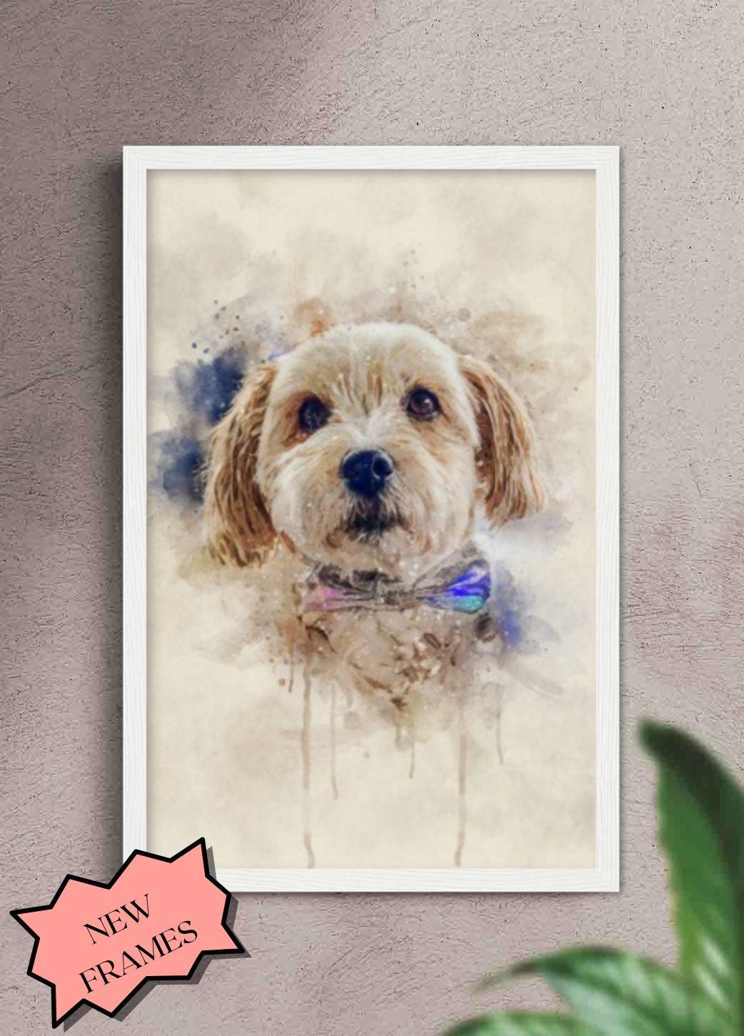 WaterColour - Custom Pet Poster - NextGenPaws Pet Portraits