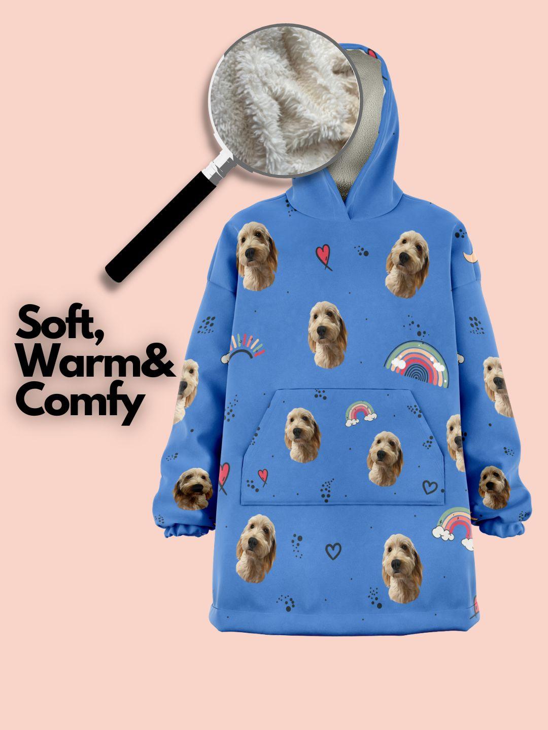 Pawdie Hoodie - Custom Pet Hoodie Blanket - NextGenPaws Pet Portraits
