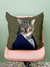 Load image into Gallery viewer, The Ambassador - Custom Pet Pillow - NextGenPaws Pet Portraits