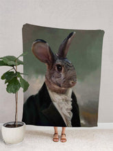Load image into Gallery viewer, The Aristocrat - Custom Pet Blanket - NextGenPaws Pet Portraits