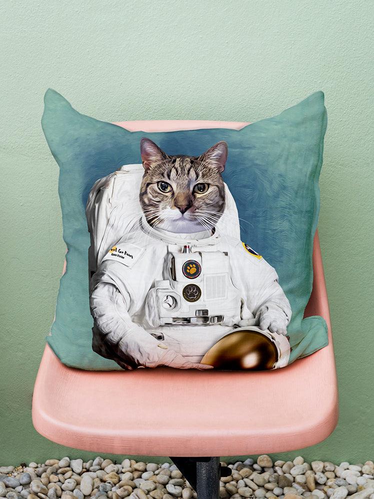 The Astronaut - Custom Pet Pillow - NextGenPaws Pet Portraits