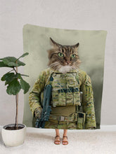 Load image into Gallery viewer, The AU Army - Custom Pet Blanket - NextGenPaws Pet Portraits