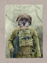 Load image into Gallery viewer, The AU Army - Custom Pet Blanket - NextGenPaws Pet Portraits