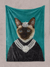 Load image into Gallery viewer, Audrey - Custom Pet Blanket - NextGenPaws Pet Portraits