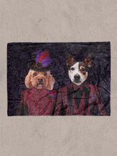 Load image into Gallery viewer, The Steampunk Couple - Custom Sibling Pet Blanket - NextGenPaws Pet Portraits